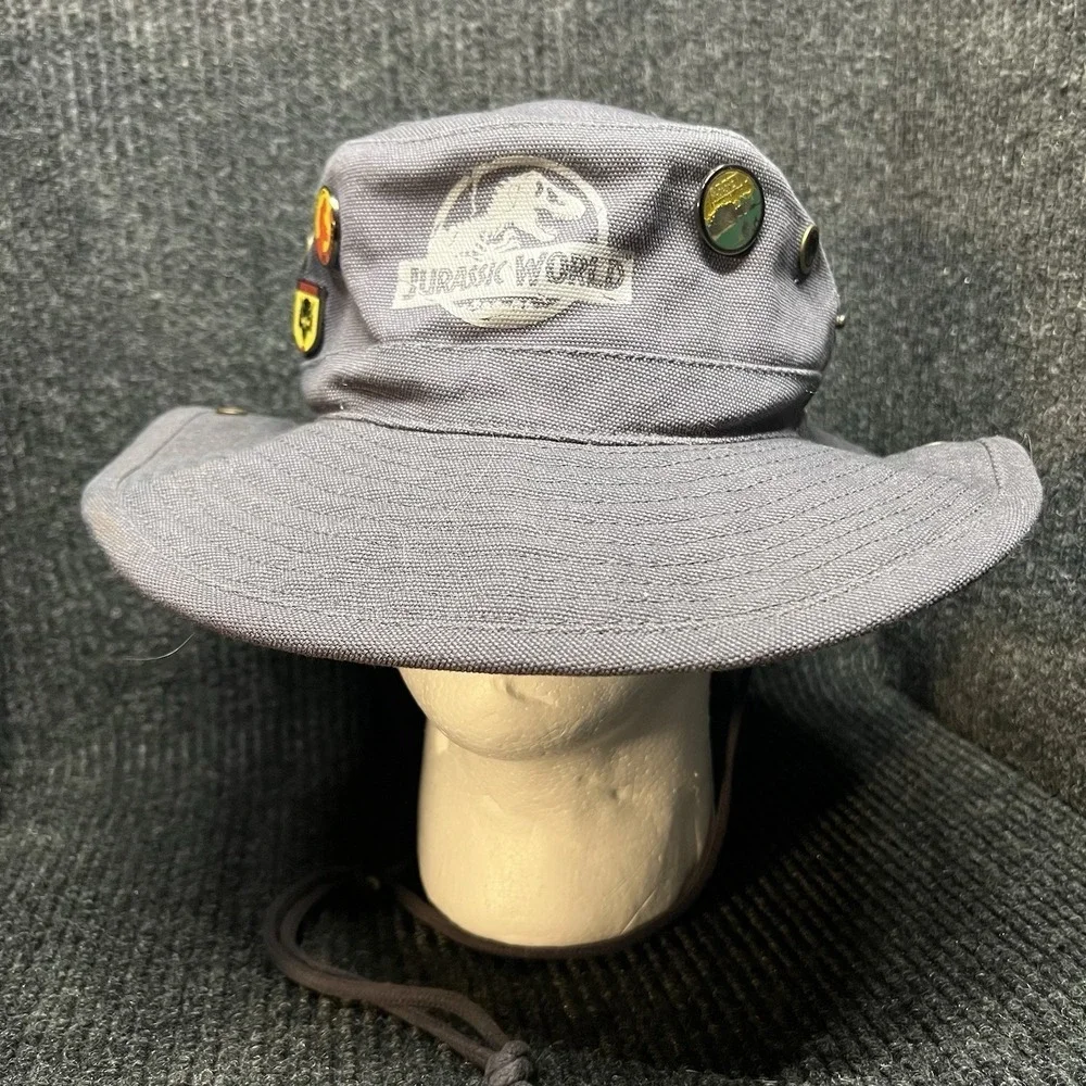 Universal Studios Park Jurassic World Outlander Safari Bucket Adult Hat Pins Y2K